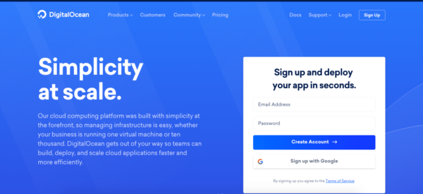 Écrivez du contenu pour digitalocean