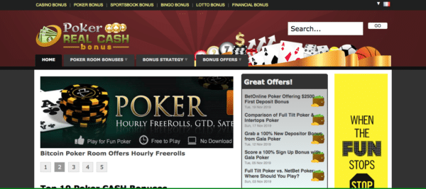 Poker site d'affiliation de niche