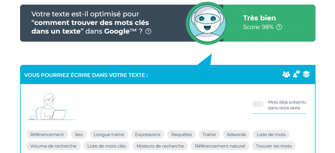 1.fr le meilleur outil d'optimisation de texte